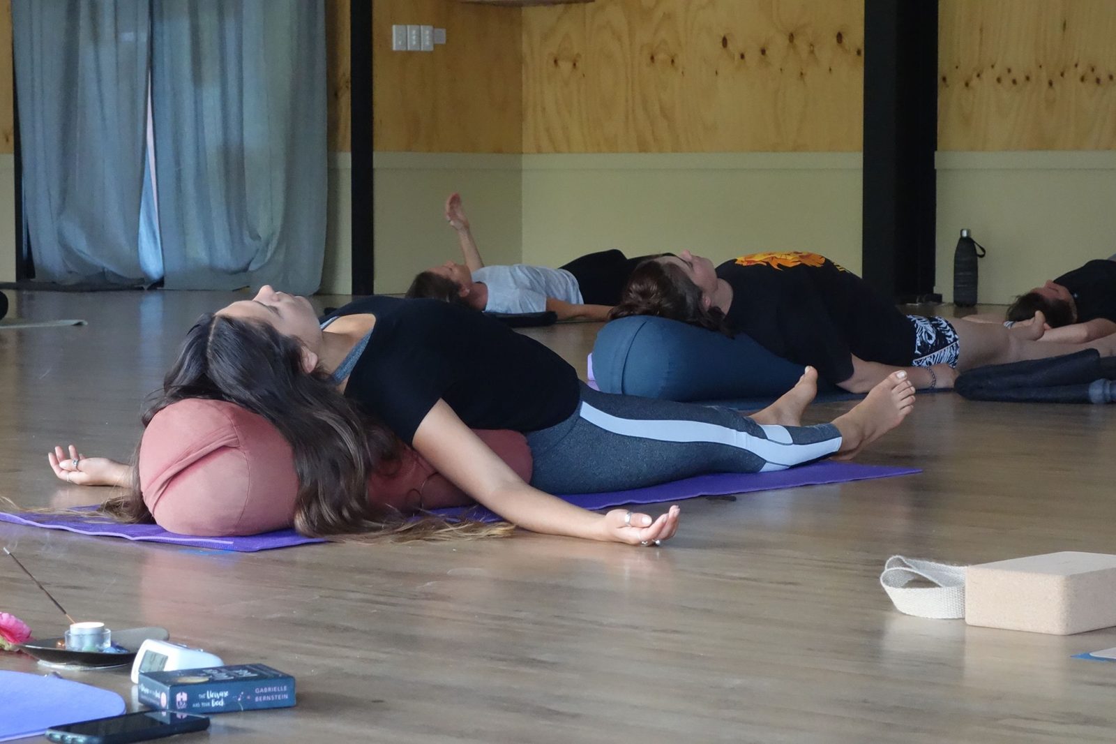 A restorative retreat resting on mats